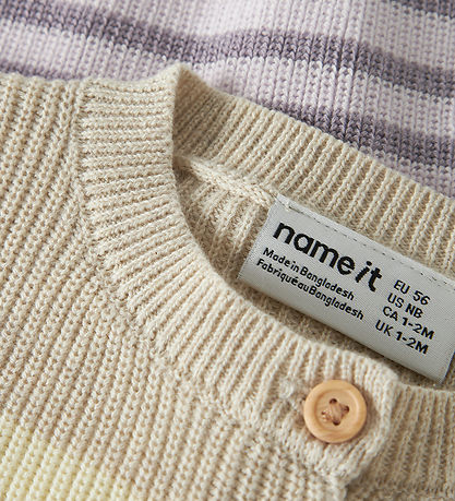 Name It Cardigan - Strik - NbfDiona - Peyote Melange