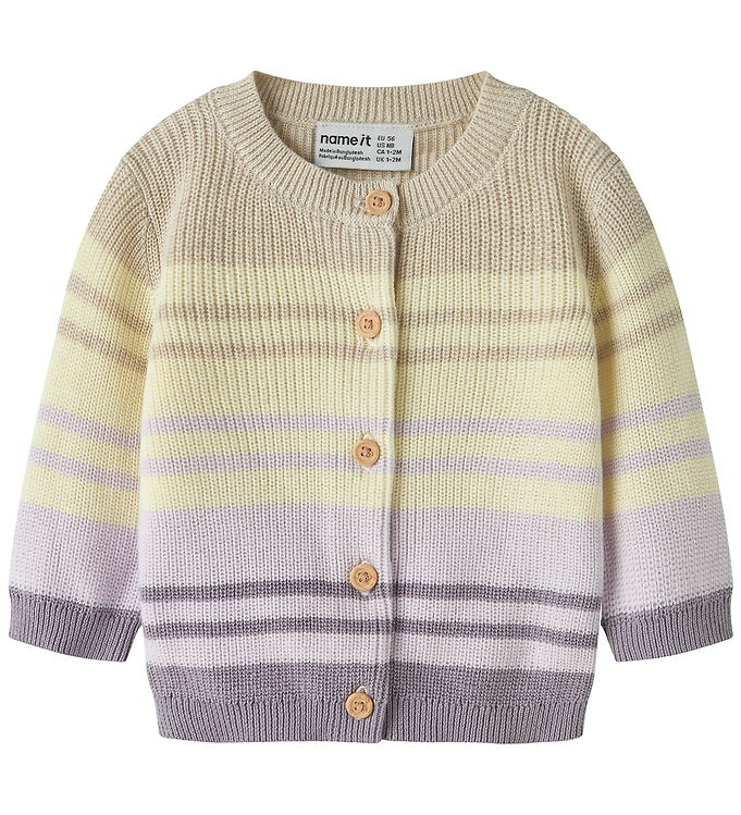 Name It Cardigan - Strik - NbfDiona - Peyote Melange