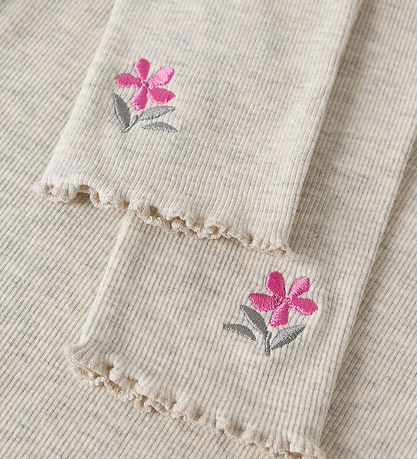 Name It Leggings - Rib - NmfDari - Peyote Melange