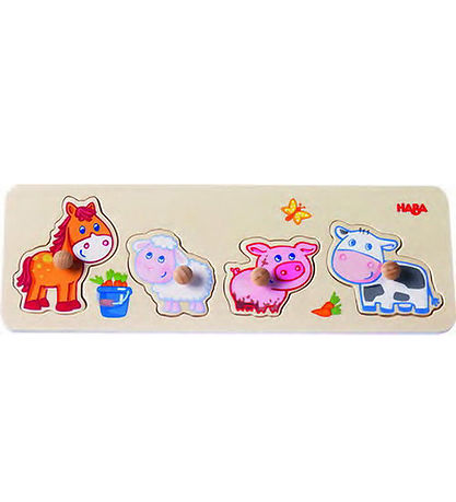 HABA Puslespil - Clutching Puzzle - Baby Farm Animals
