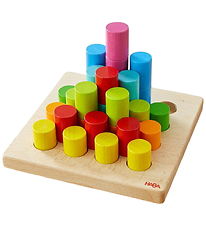 HABA Klodser - Træ - Steckspiel Zylinder - 41 stk