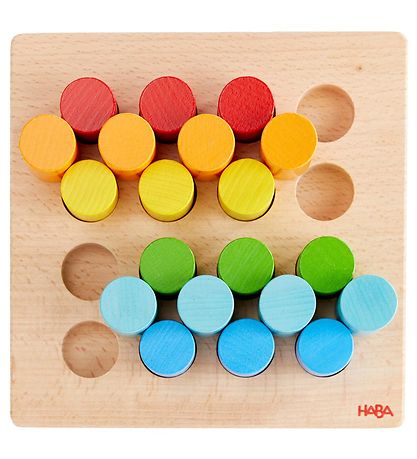 HABA Klodser - Træ - Steckspiel Zylinder - 41 stk