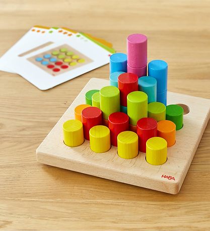 HABA Klodser - Træ - Steckspiel Zylinder - 41 stk