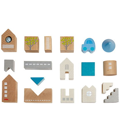 HABA Klodser - Træ - Motivbausteine Bad Rodach - 18 stk
