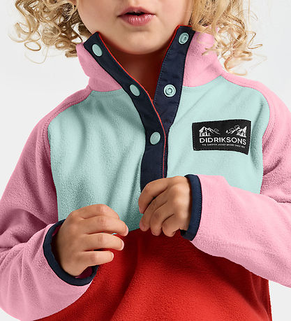 Didriksons Fleece Jumper - Light Heather Pink