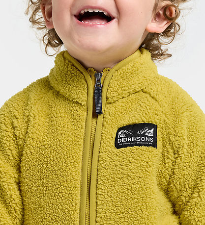 Didriksons Fleccejakke - Gibbs - Yellow Pollen