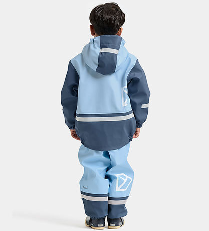 Didriksons Regntøj m. Seler - Boardman - PU - Light Sea Blue