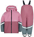 Didriksons Rainwear w. Suspenders - Waterman - PU - Light Heathe