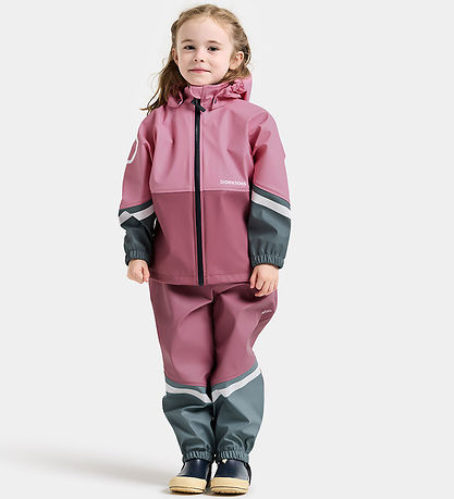 Didriksons Regntøj m. Seler - Waterman - PU - Light Heather Pink