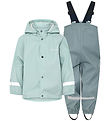 Didriksons Rainwear w. Suspenders - Slaskeman - PU - Ocean Mint