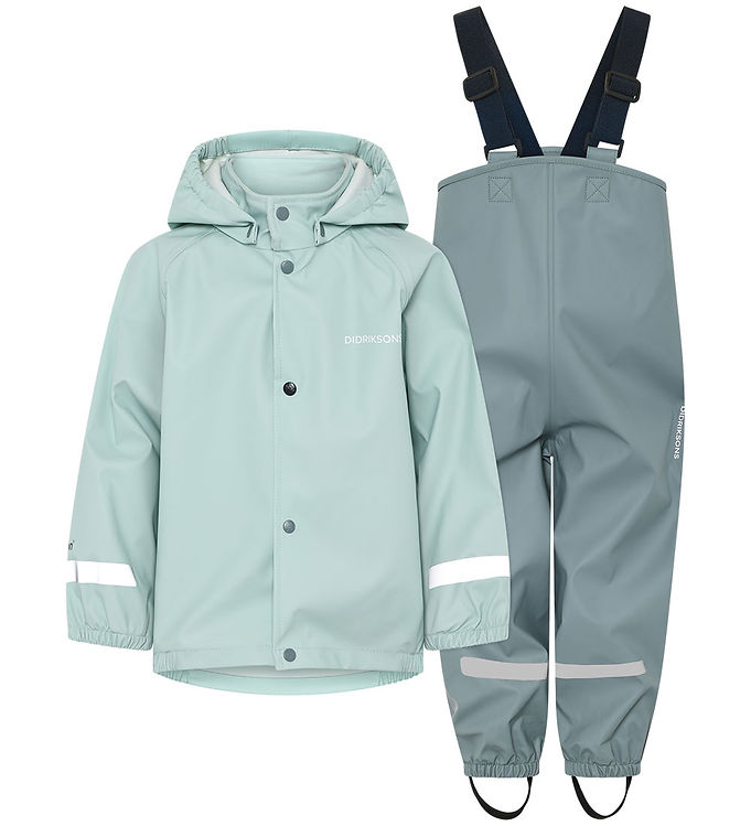 Didriksons Regntøj m. Seler - Slaskeman - PU - Ocean Mint