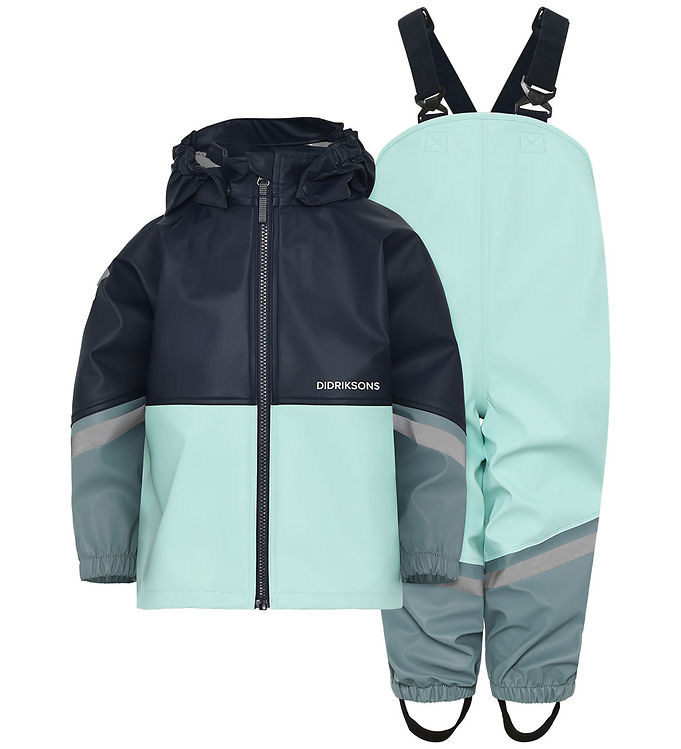 Didriksons Regntøj m. Seler - Waterman - PU - Ocean Mint