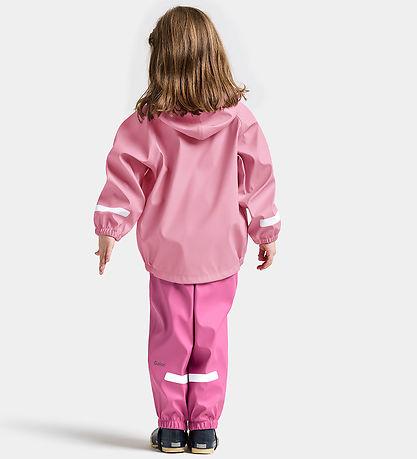 Didriksons Regntøj m. Seler - Slaskeman - PU - Light Heather Pin