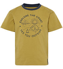 Didriksons T-shirt - Mint - Yellow Pollen