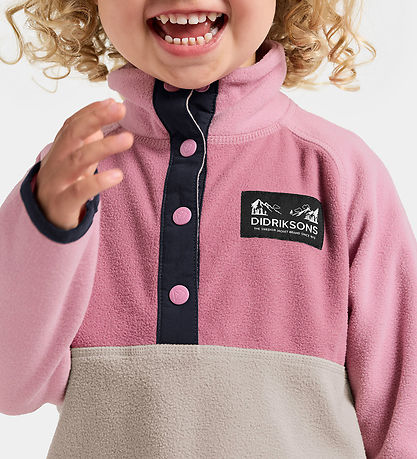 Didriksons Fleece Jumper - Heather Pink