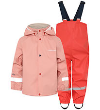 Didriksons Regntøj m. Seler - Slaskeman - PU - Powder Peach