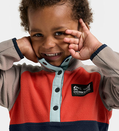 Didriksons Fleece Jumper - Monte - Pepper