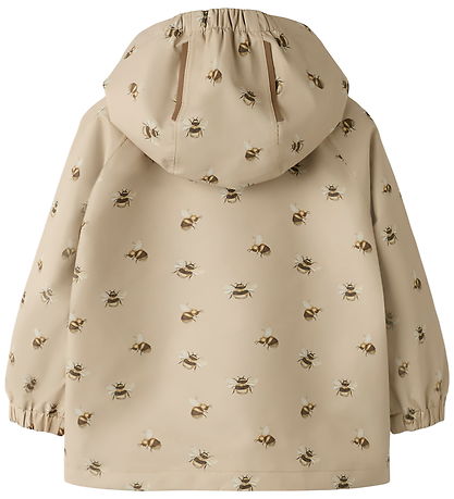 Lil' Atelier Overgangsjakke - NmnLamint - Safari/BEE