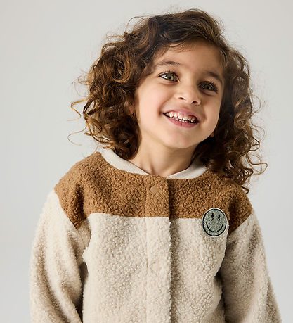 Name It Fleecejakke - NmmBallas - Pumice Stone