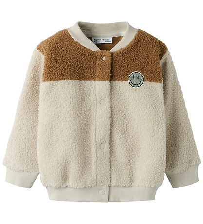 Name It Fleecejakke - NmmBallas - Pumice Stone