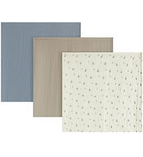 Lil Atelier Stofbleer - 3-pak - NbnIsleys - Coconut Milk/OXFORD 