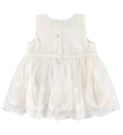 Name It Spencer w. Headband - Tulle - NbfDemille - Cloud Dancer