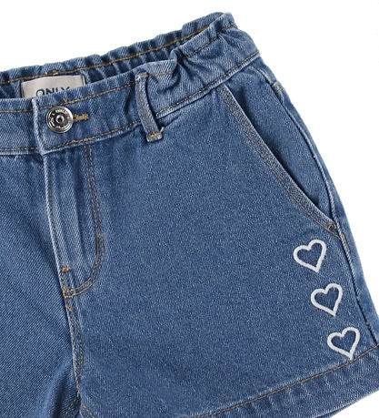 Kids Only Shorts - Denim - KogComet - Medium Blue Denim/H