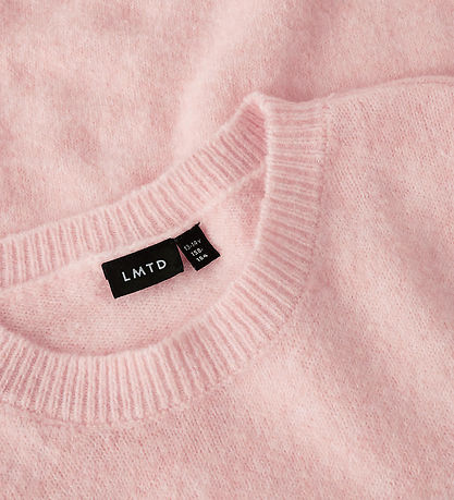 LMTD Bluse - Strik - Short - NlfBynt - Pink-A-Boo