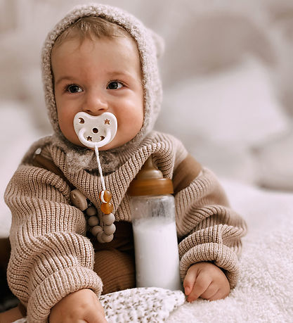 Hevea Sutter - 0-3 mdr - 2-pak - Naturgummi - Milky White & Natu