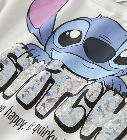 Name It Sweatshirt - NkfFordi - Stitch - Hvid