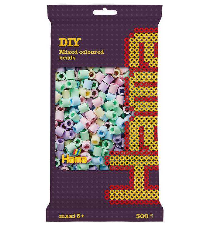 Hama Maxi Perler - 500 stk. - Mix 52