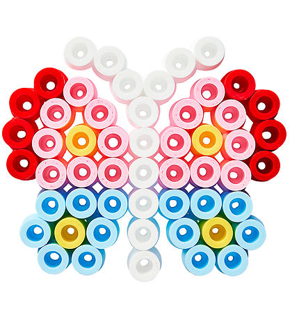 Hama Maxi Perler - 100 stk + Perleplade Sommerfugl