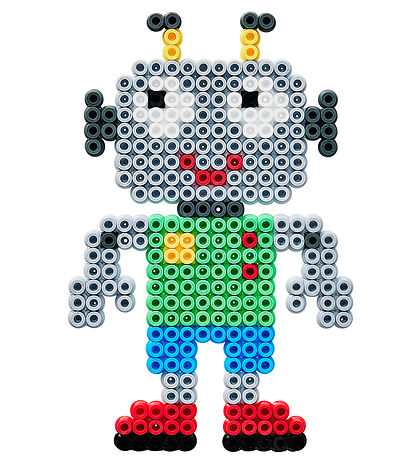 Hama Midi Perler - 1100 stk - Stor Firkant - Robotter
