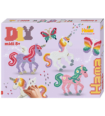 Hama Midi Perler - Gaveæske - Eventyrheste