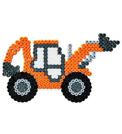 Hama Midi Perler - Gaveæske - Entreprenørmaskiner