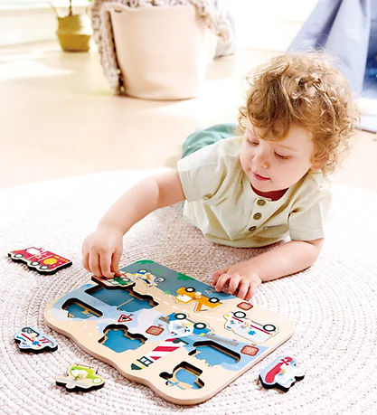 Hape Puslespil - Emergency Vehicles