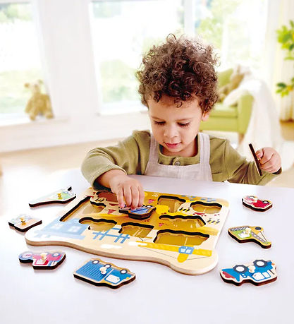 Hape Puslespil - Construction Vehicles