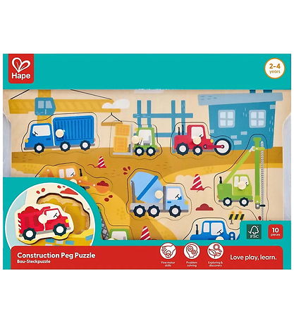 Hape Puslespil - Construction Vehicles
