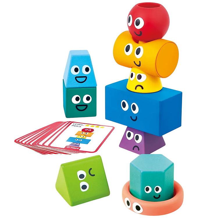 Hape Stabletårn - 26 Dele - Montessori Stableklodser