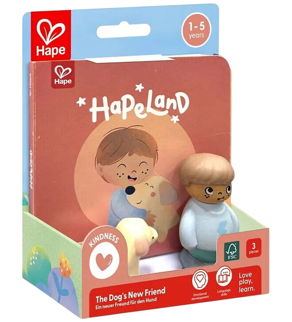 Hape Bilderbuch m. Abbildung – Der neue Freund des Hundes - Hape - One Size - Bilderbuch