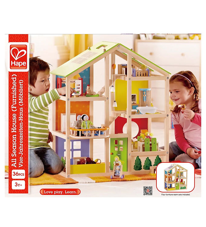 Hape Dukkehus - 74 cm - All Season House