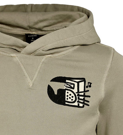 G-Star RAW Hættetrøje - Core - Grey Alloy