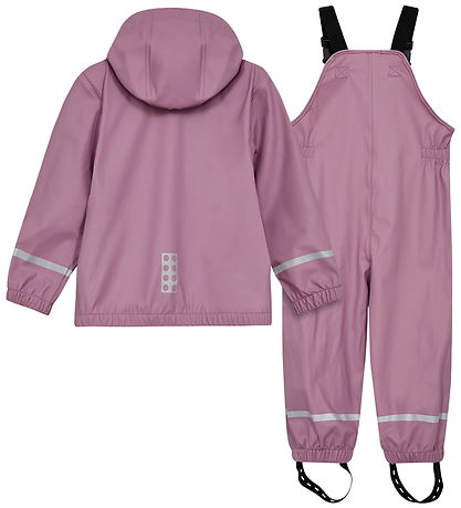LEGO® Wear Regntøj m. Seler - PU - LWJivan 200 - Rosa