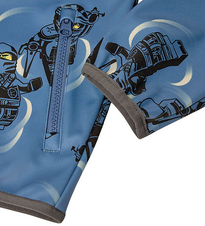 LEGO® Wear Ninjago Softshelljakke - LWSian - Blå