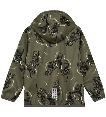 LEGO® Wear Ninjago Softshelljakke - LWSian 200 - Grøn