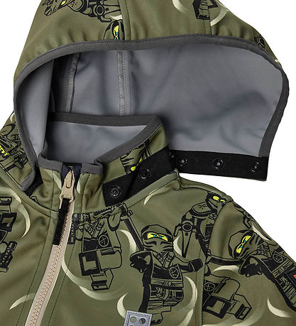 LEGO® Wear Ninjago Softshelljakke - LWSian 200 - Grøn