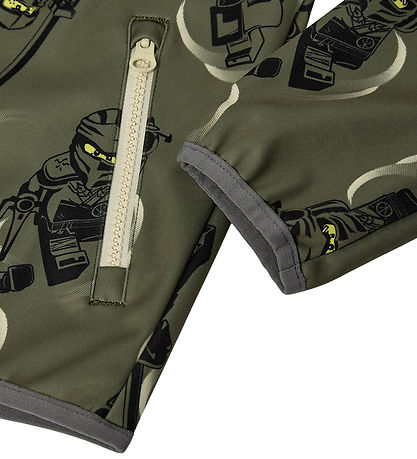LEGO® Wear Ninjago Softshelljakke - LWSian 200 - Grøn