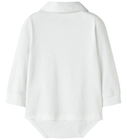 Name It Body l/æ - NbmNoller - Bright White/Bowtie Chateau Gray