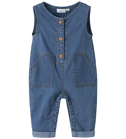 Name It Overall - NbmEddie - Medium Blue Denim