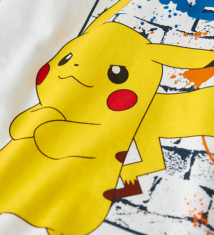 Name It T-shirt - NmmMihat - Pokemon - Bright White